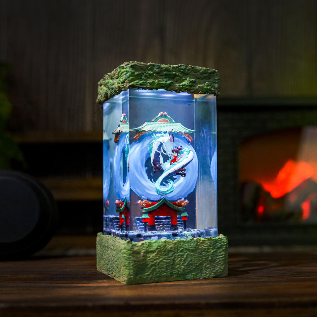 Spirited Away Haku and Chihiro Lamp - Image 6
