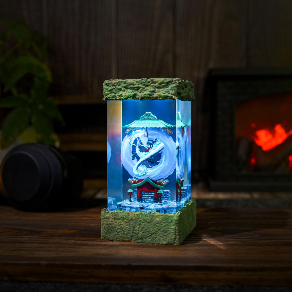 Spirited Away Haku and Chihiro Lamp - Image 7