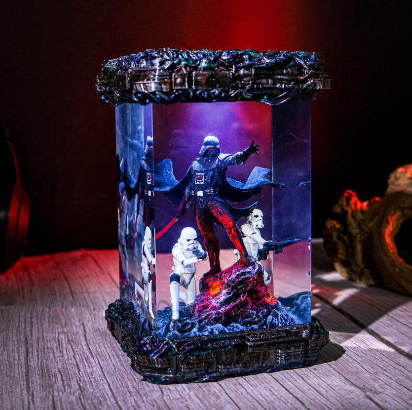 Star Wars Darth Vader and Stormtrooper Diorama Lamp - Image 5