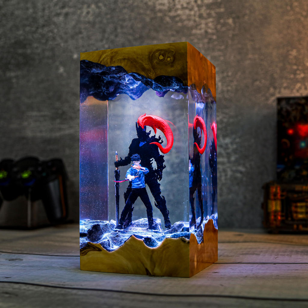 Dark Fantasy Warrior Resin lamp - Image 6