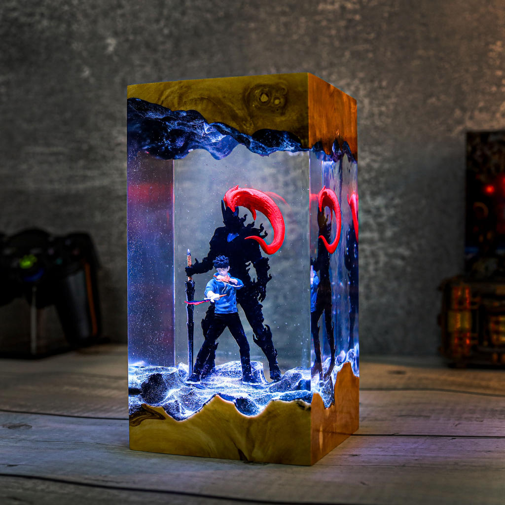 Dark Fantasy Warrior Resin lamp - Image 2