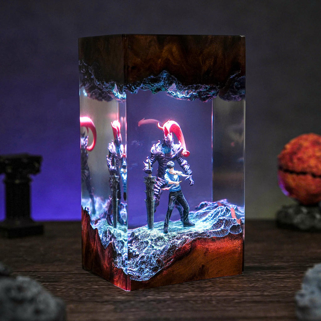 Dark Fantasy Warrior Resin lamp - Image 15