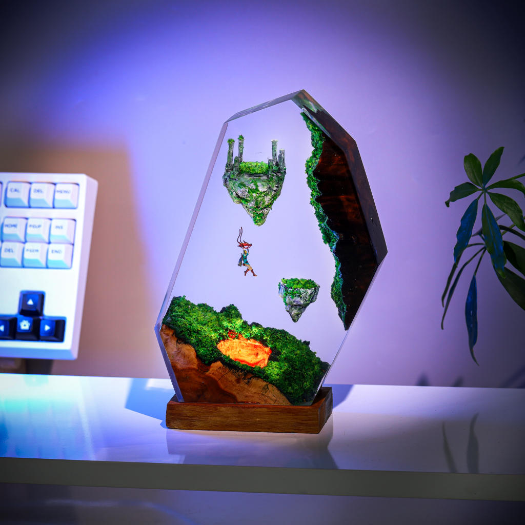 TOTK's Sky Islands in The Legend of Zelda Epoxy Lamp - Image 9