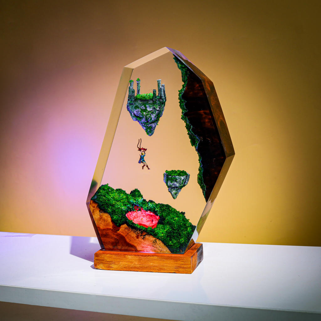 TOTK's Sky Islands in The Legend of Zelda Epoxy Lamp - Image 3