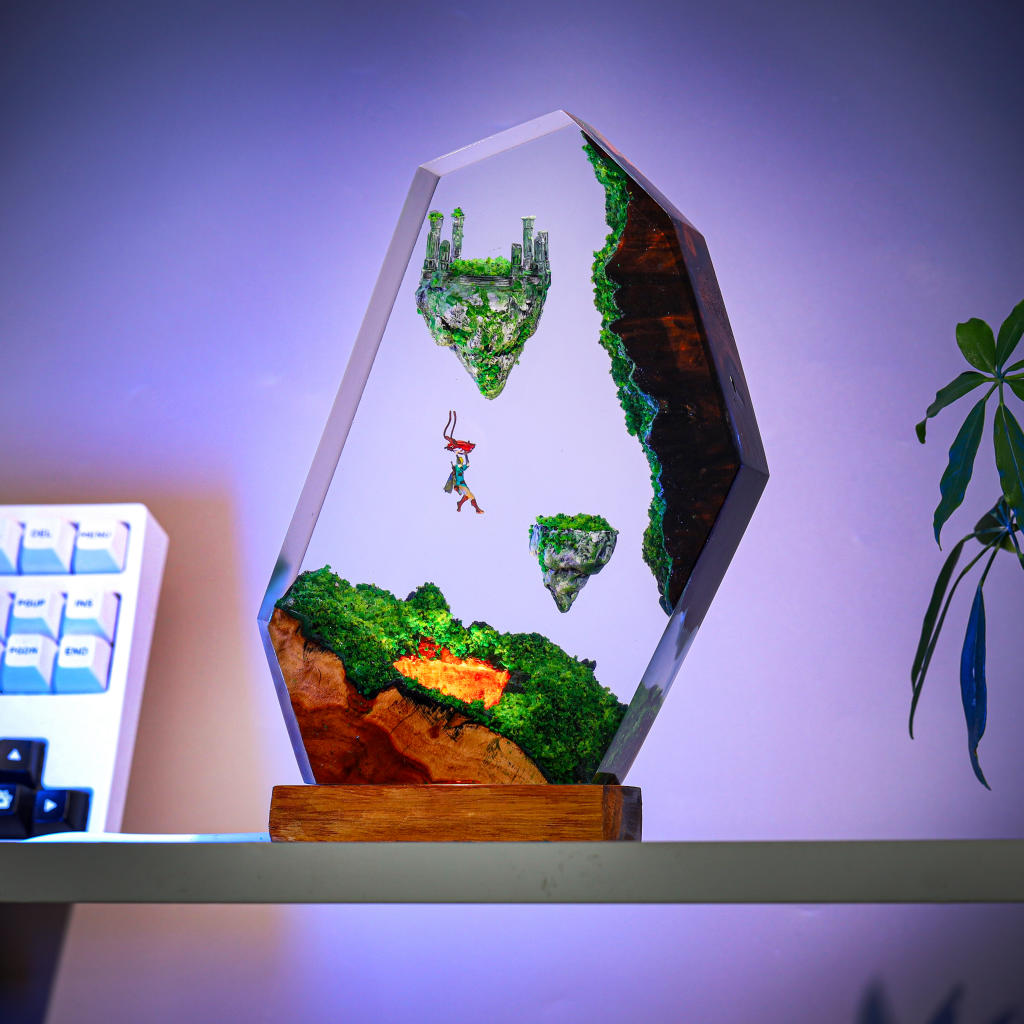 TOTK's Sky Islands in The Legend of Zelda Epoxy Lamp - Image 2
