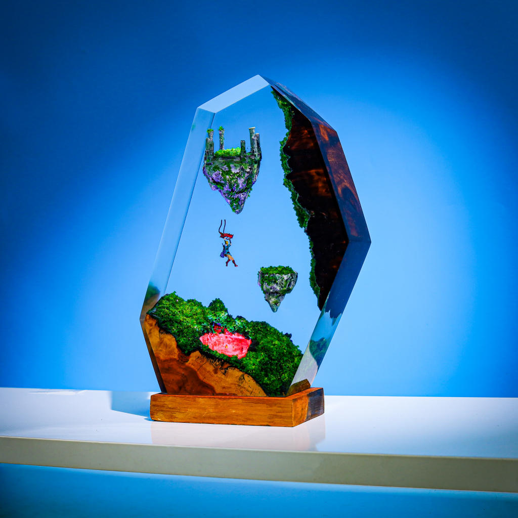 TOTK's Sky Islands in The Legend of Zelda Epoxy Lamp - Image 4