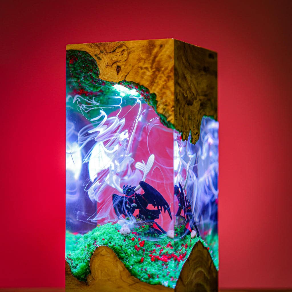 Toothless and light fury lamp ver 3 - Image 8