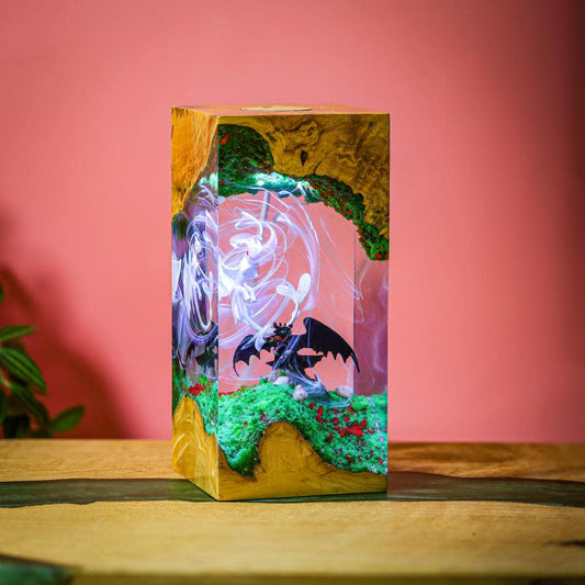 Toothless and light fury lamp ver 3