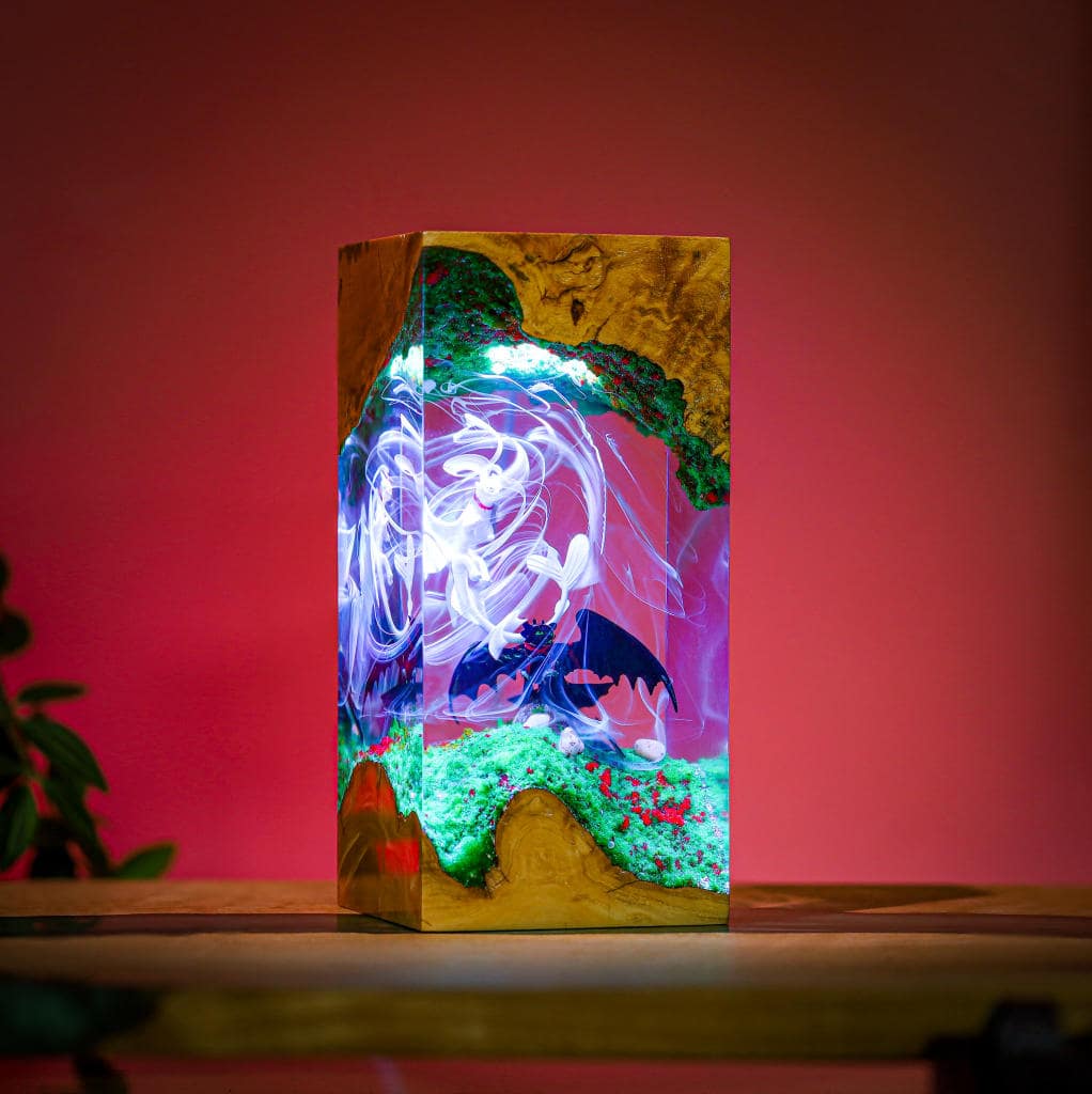 Toothless and light fury lamp ver 3 - Image 7