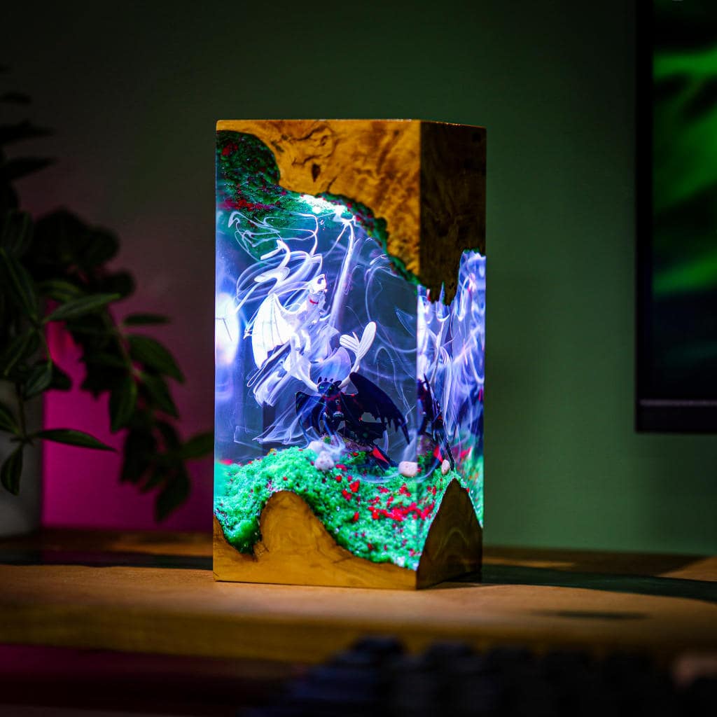 Toothless and light fury lamp ver 3 - Image 2