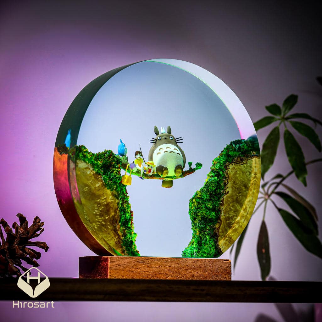 Totoro Resin Night Light Ver 3 - Circular - Image 6
