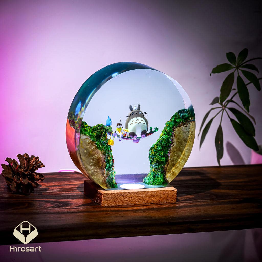 Totoro Resin Night Light Ver 3 - Circular - Image 7
