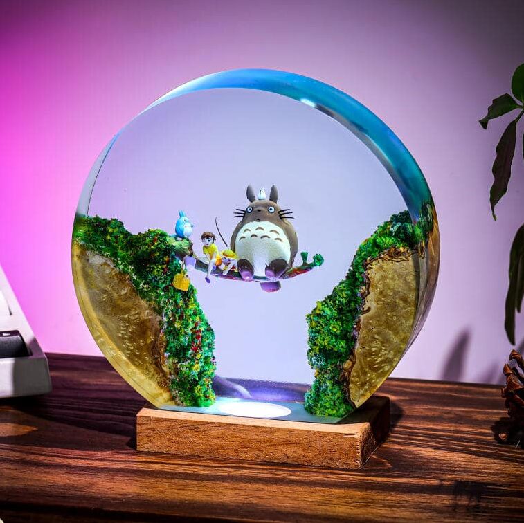 Totoro Resin Night Light Ver 3 - Circular - Image 5