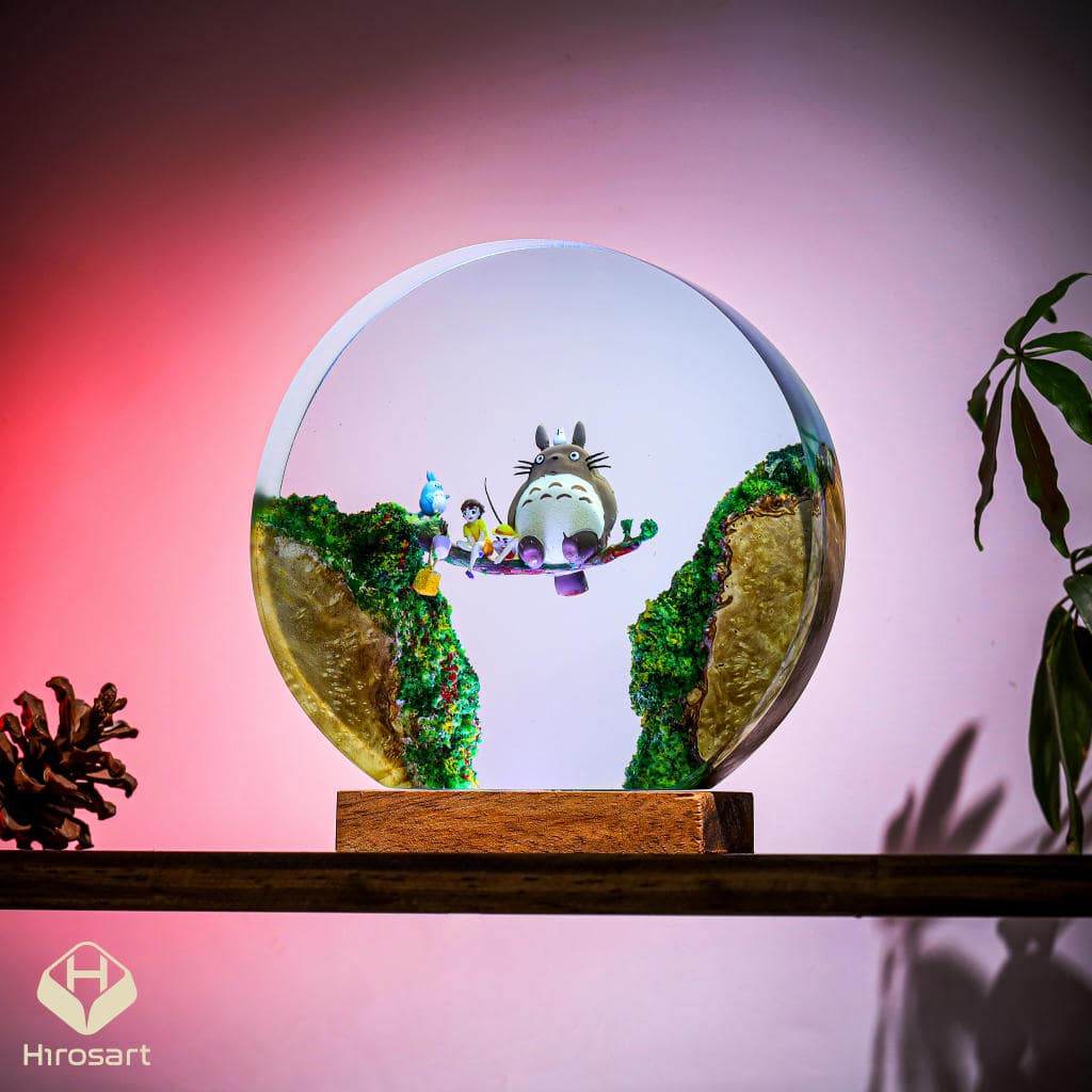 Totoro Resin Night Light Ver 3 - Circular - Image 3