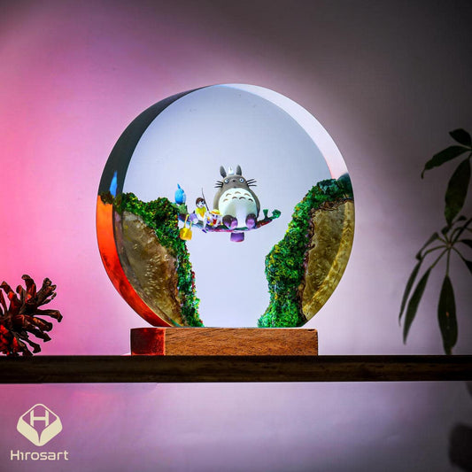 Totoro Resin Night Light Ver 3 - Circular - Image 2