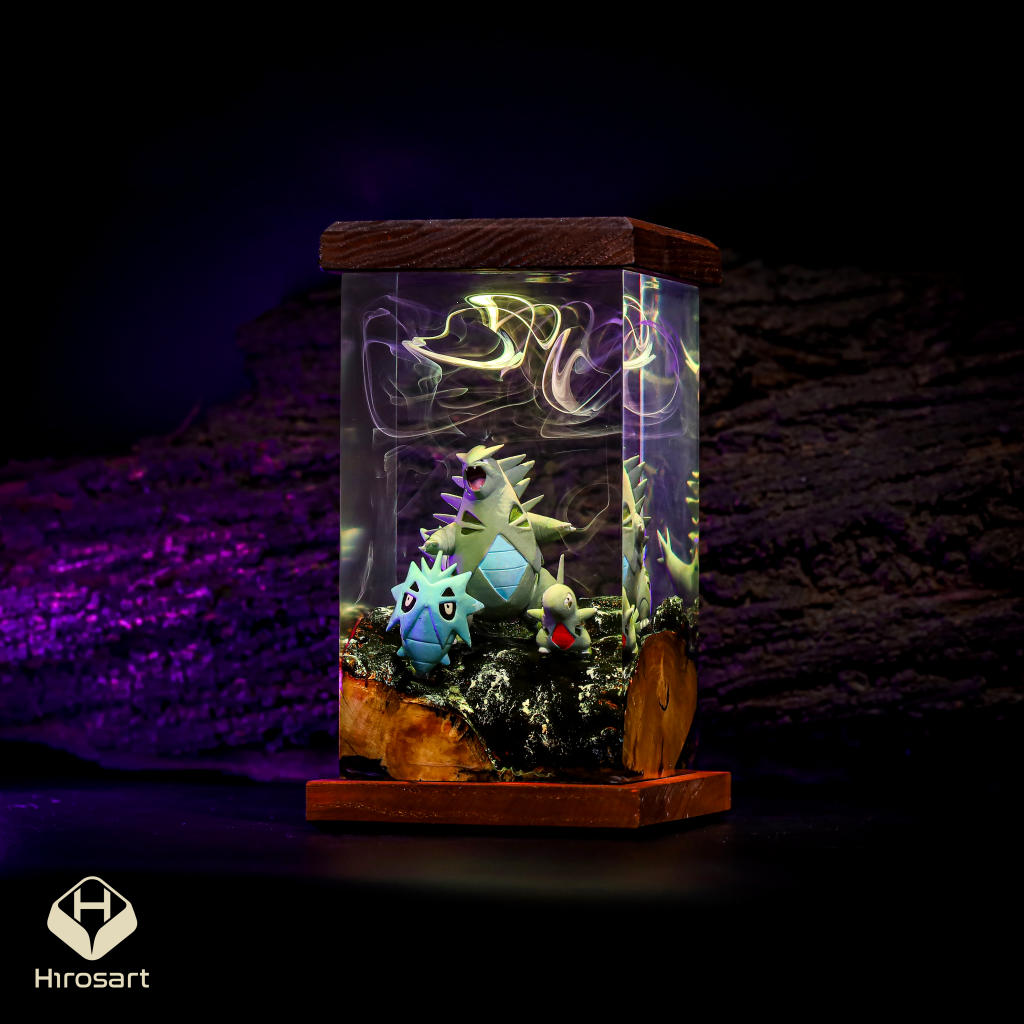 Tyranitar Pokemon Epoxy Night Light - Image 7