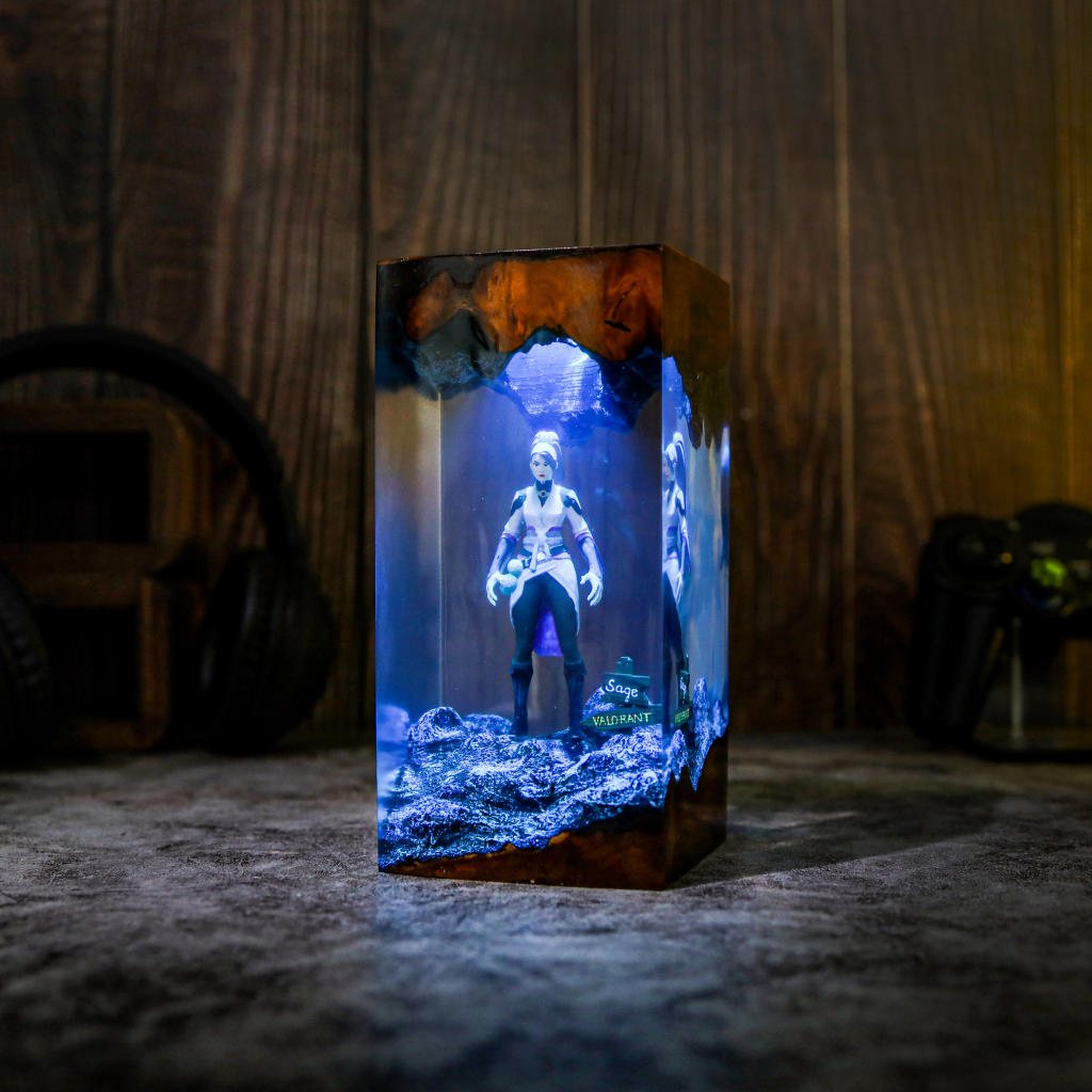 Valorant Sage Epoxy Night Light - Image 7