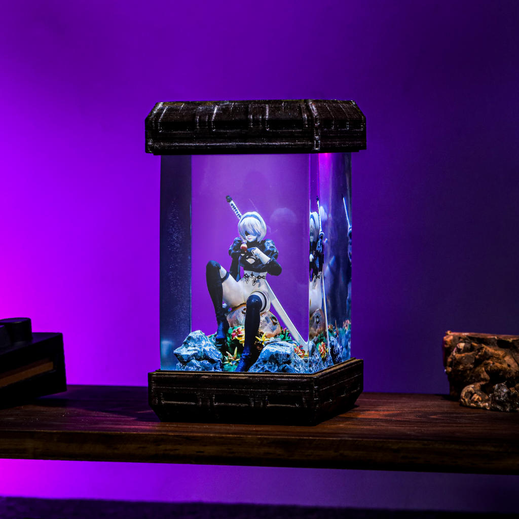 YoRHa No.2 Nier: Automata Resin Lamp - Image 2
