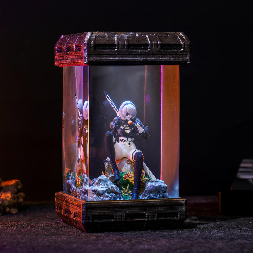 YoRHa No.2 Nier: Automata Resin Lamp - Image 5