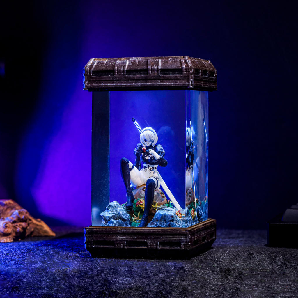 YoRHa No.2 Nier: Automata Resin Lamp - Image 7