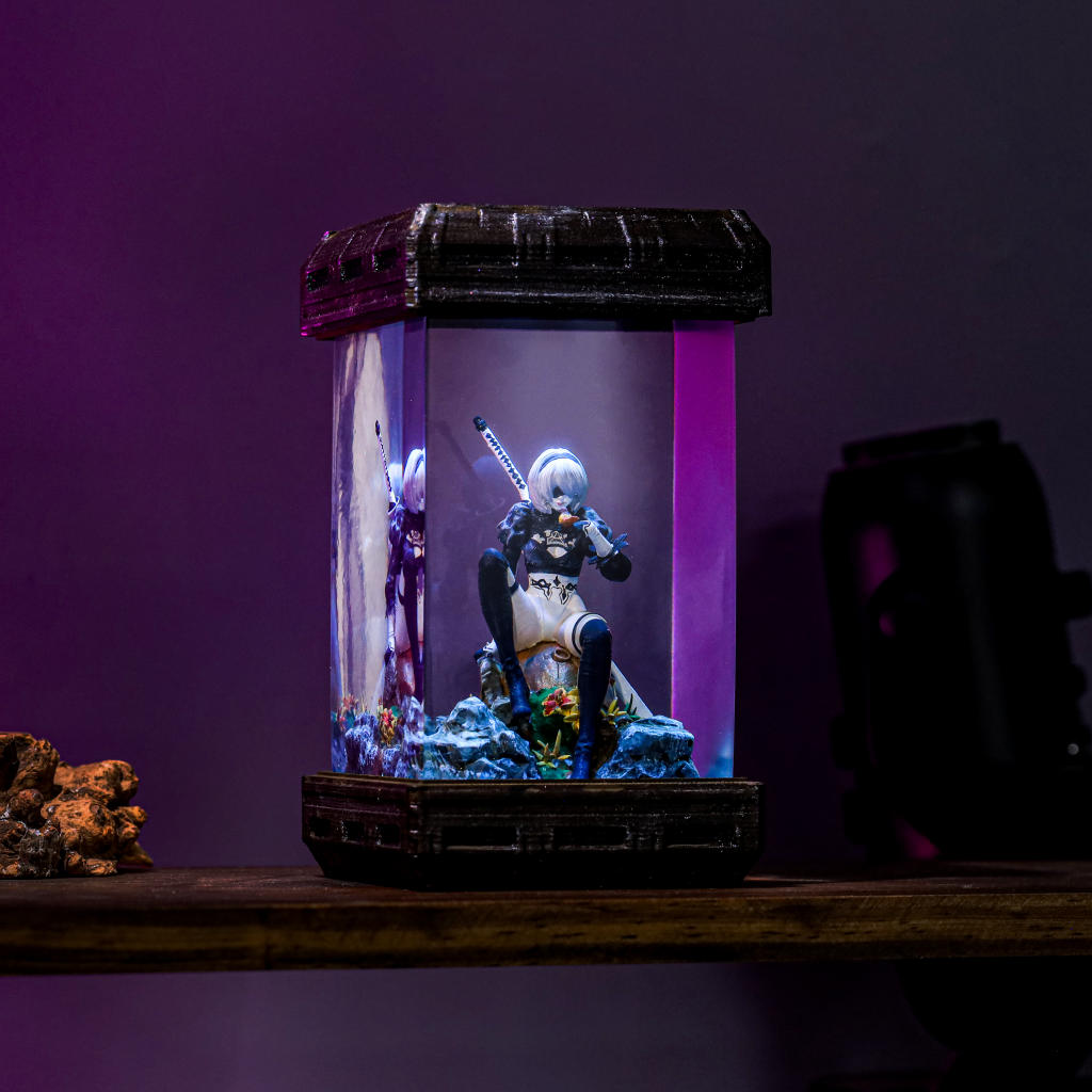 YoRHa No.2 Nier: Automata Resin Lamp - Image 9