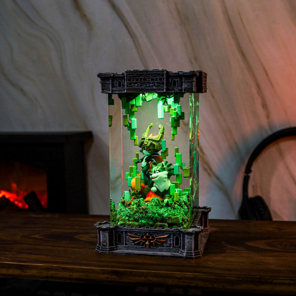 Zelda Midna &amp; Wolf Link Night Lamp - Image 11