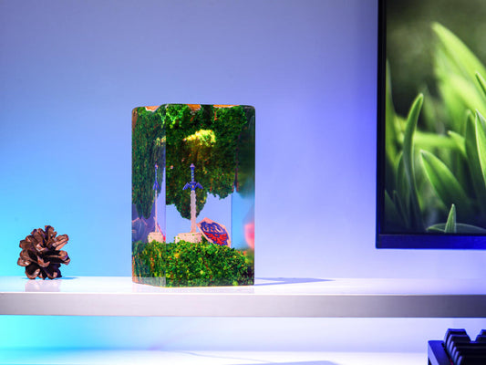 Zelda Shield and Master Sword Night Light