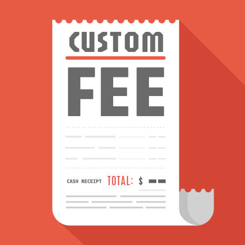 Additional Fee: Custom Engraving, Shipping Upgrade, 3D Design &amp; Services