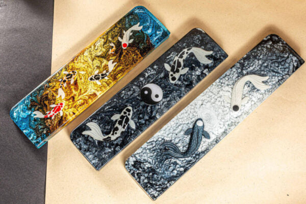 Black Yin Yang Resin Wrist Rest - Image 10