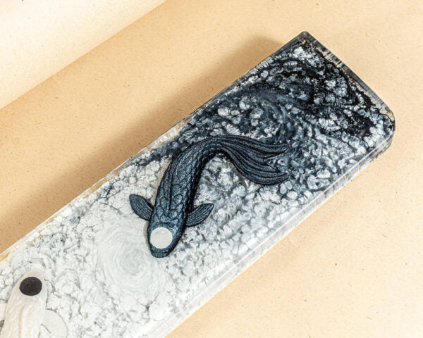 Black Yin Yang Resin Wrist Rest - Image 8