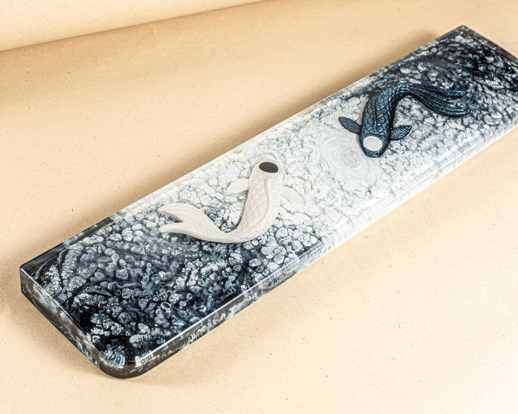 Black Yin Yang Resin Wrist Rest - Image 7