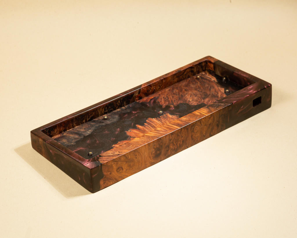 Black Resin and Wood Keyboard Case - Image 11