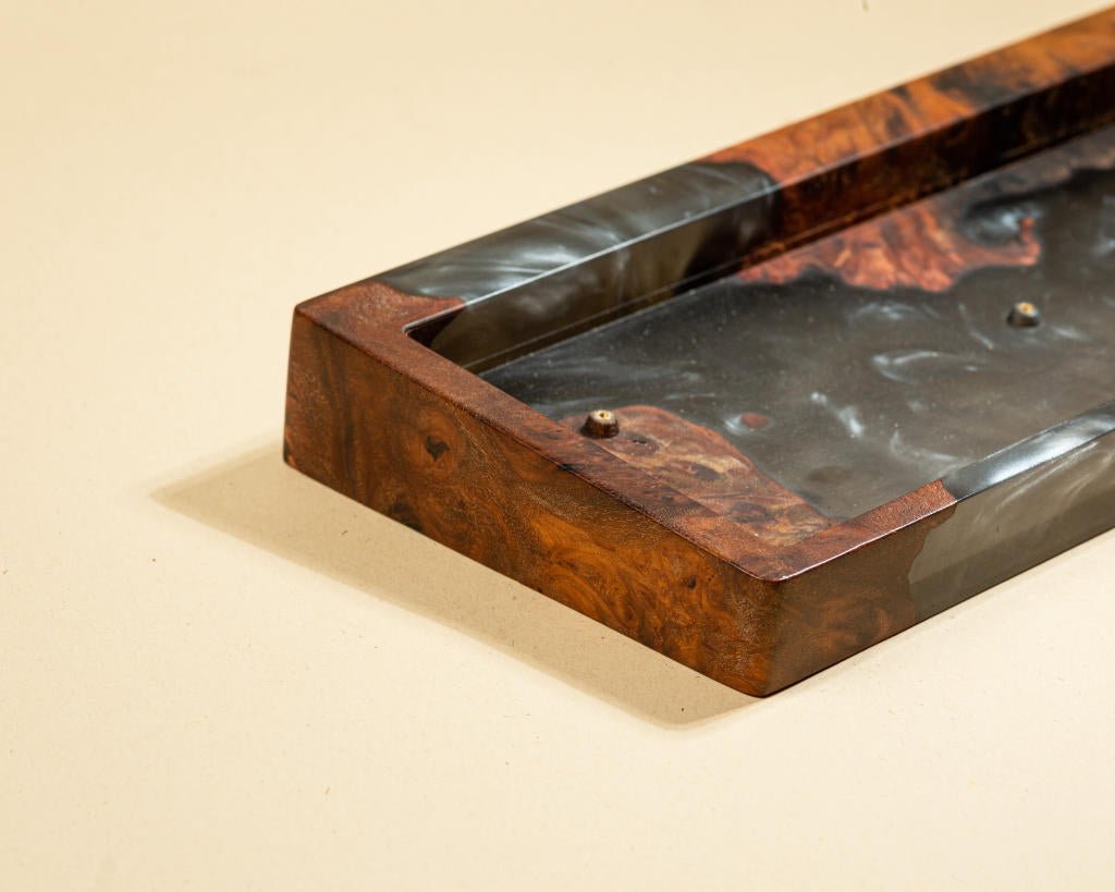 Black Resin and Wood Keyboard Case - Image 10
