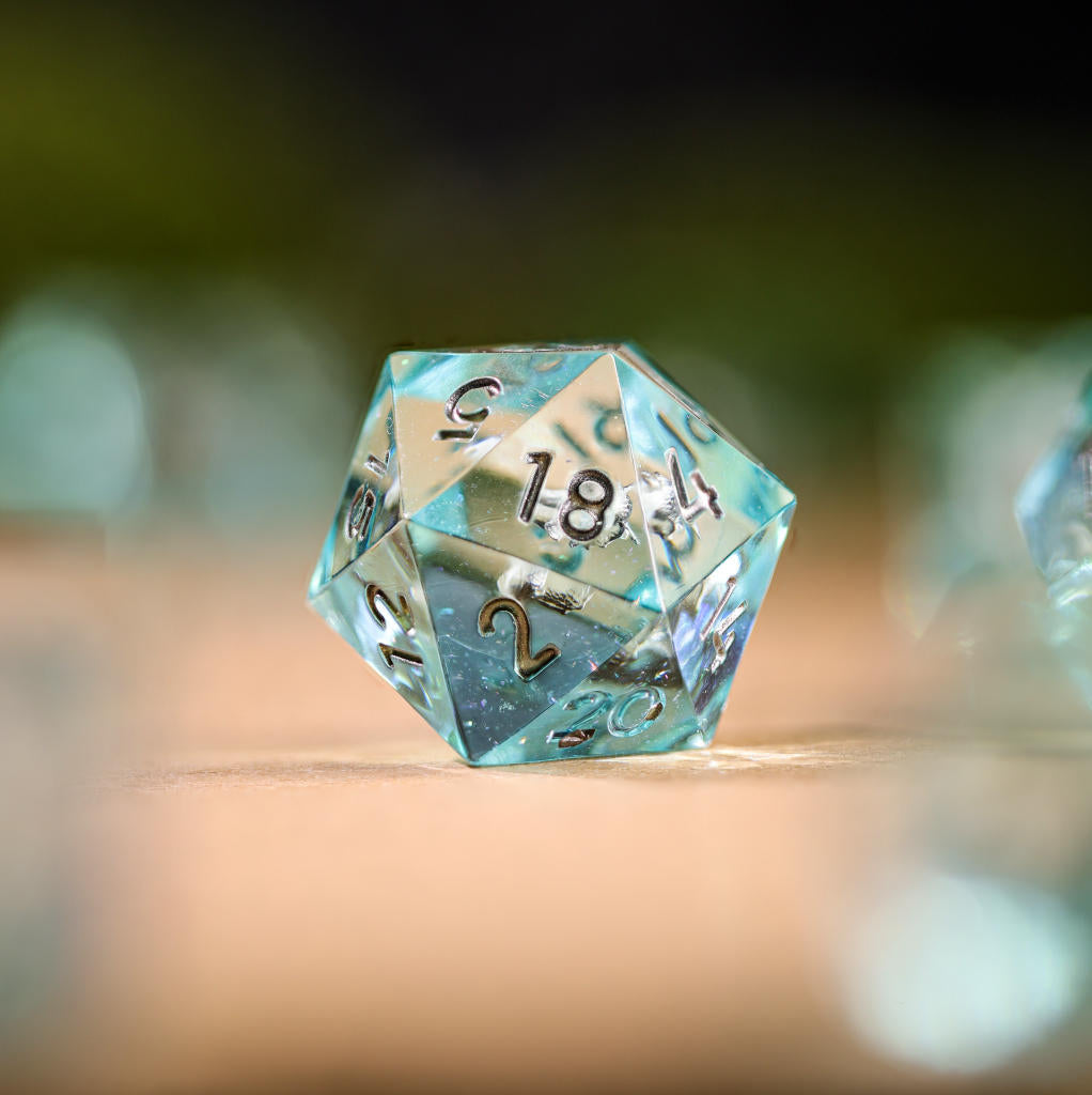 Blue Ocean DND Resin Dice - Image 8