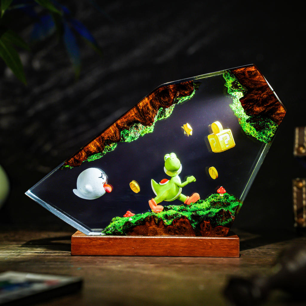 Boo and Yoshi Super Mario Lamp - Image 8