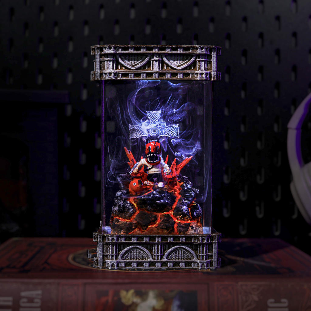 Infernal Hunter &amp; Devil Companion Lamp