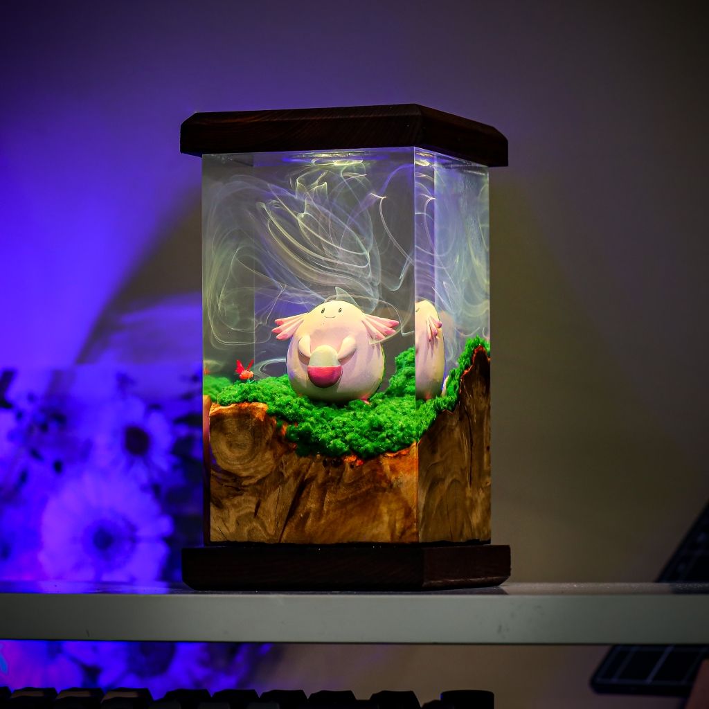 Chansey Pokemon Epoxy Resin Lamp - Image 3