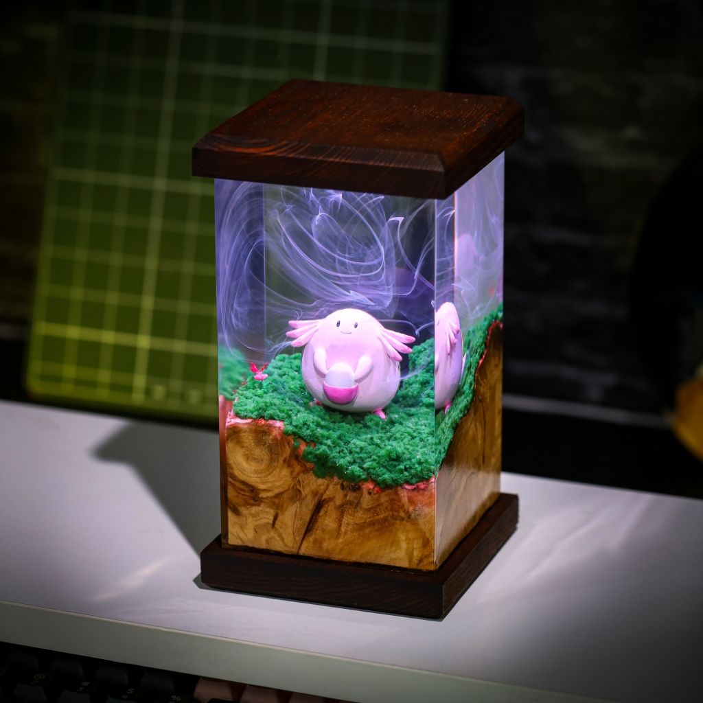 Chansey Pokemon Epoxy Resin Lamp - Image 4
