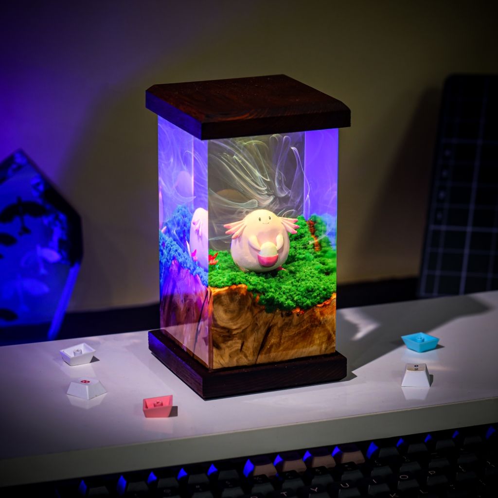 Chansey Pokemon Epoxy Resin Lamp - Image 6