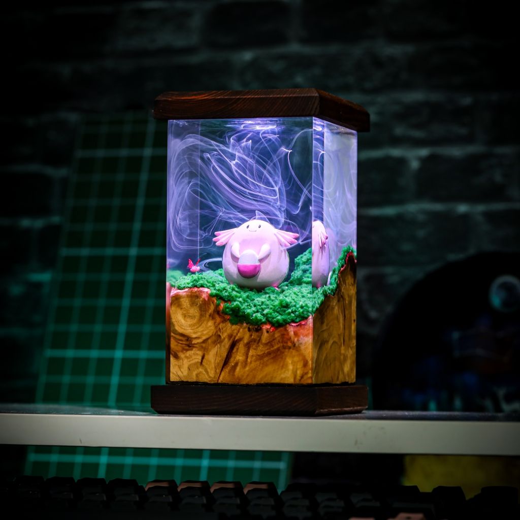 Chansey Pokemon Epoxy Resin Lamp - Image 7