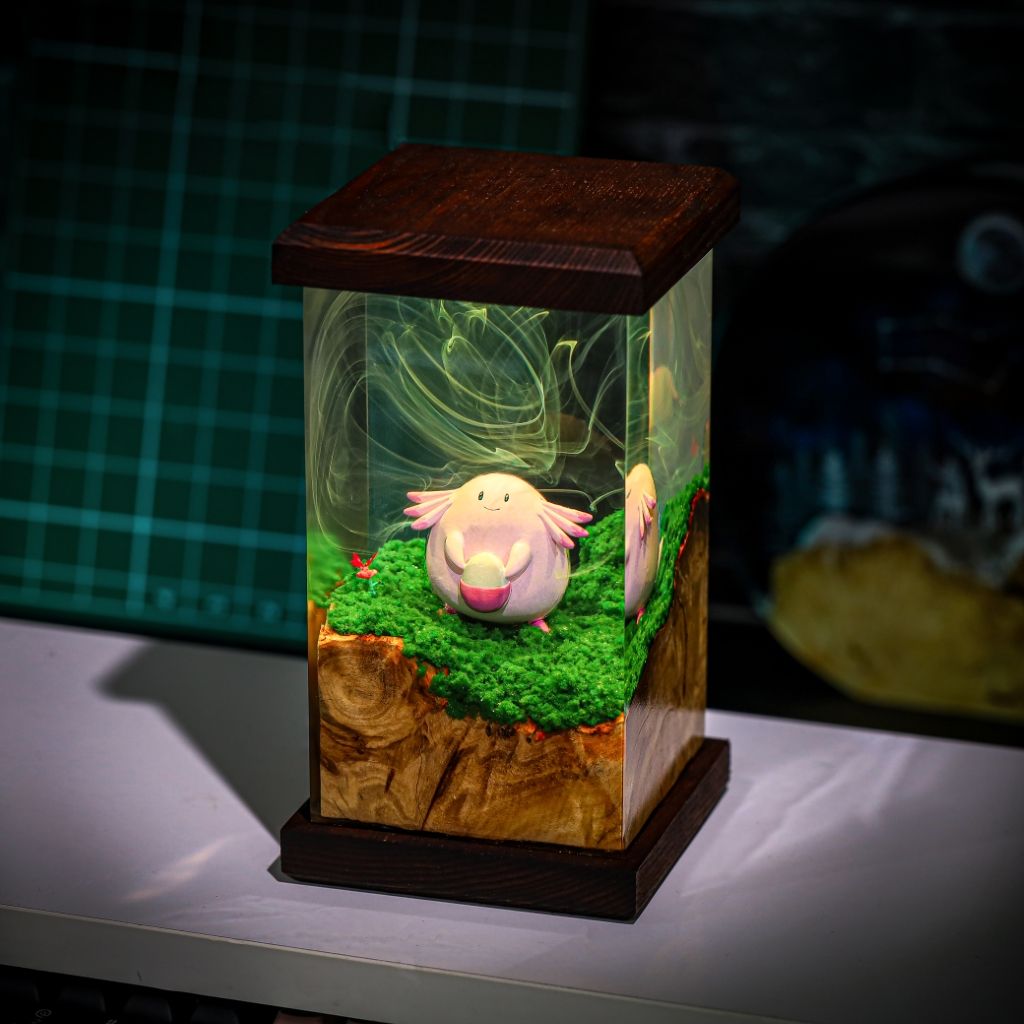 Chansey Pokemon Epoxy Resin Lamp - Image 8