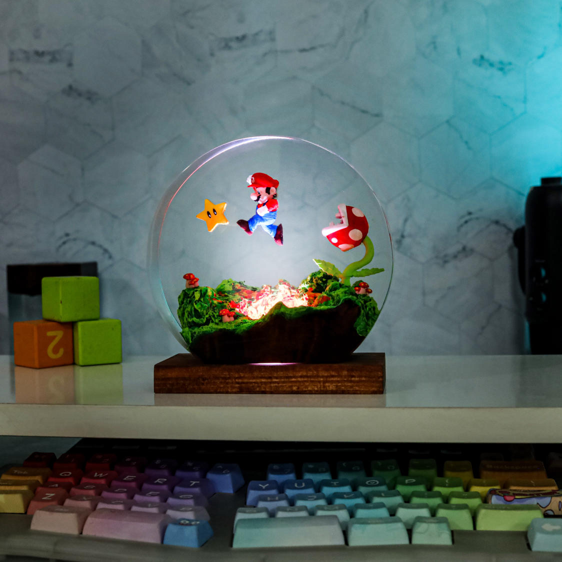 Circular Super Mario Night Light - Image 2