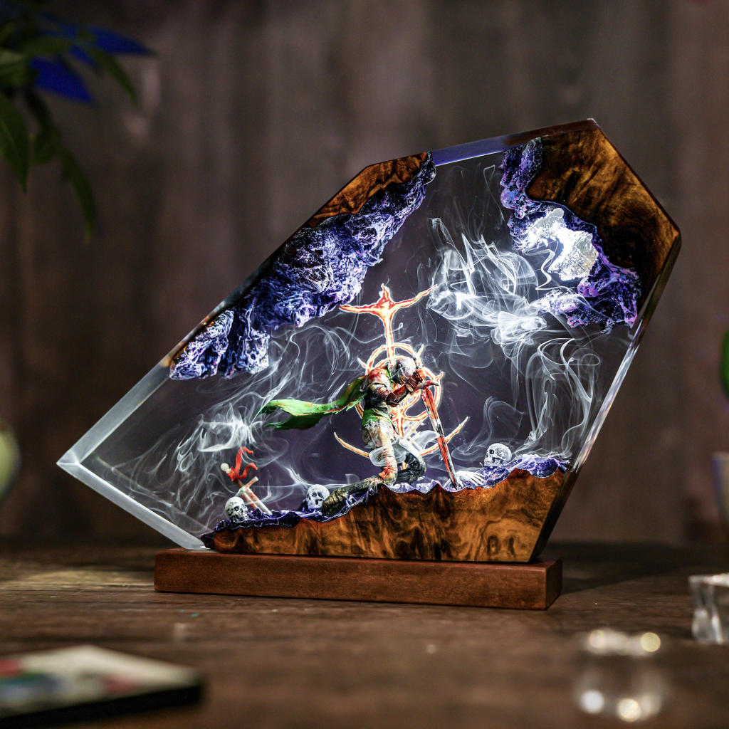 Medieval Knight Kneeling Lamp Ver 3 - Image 7