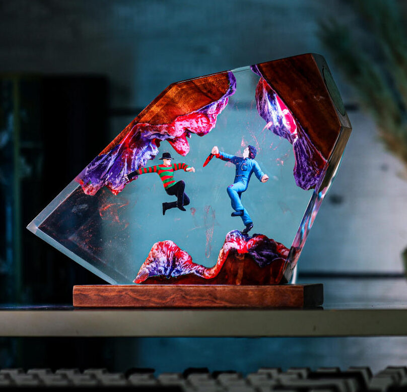 Freddy vs Michael Night Light