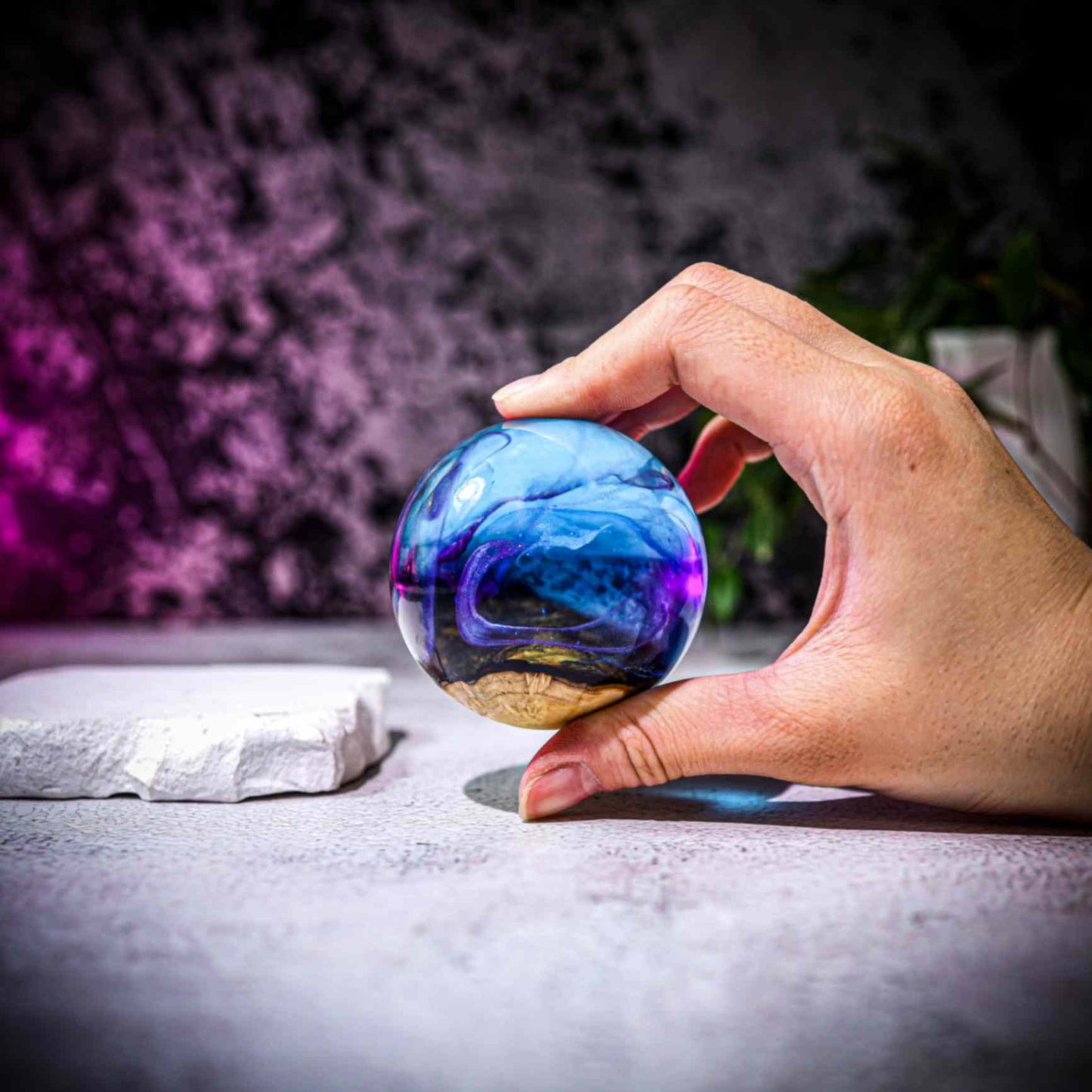 Galaxy Resin Paperweight - Image 11