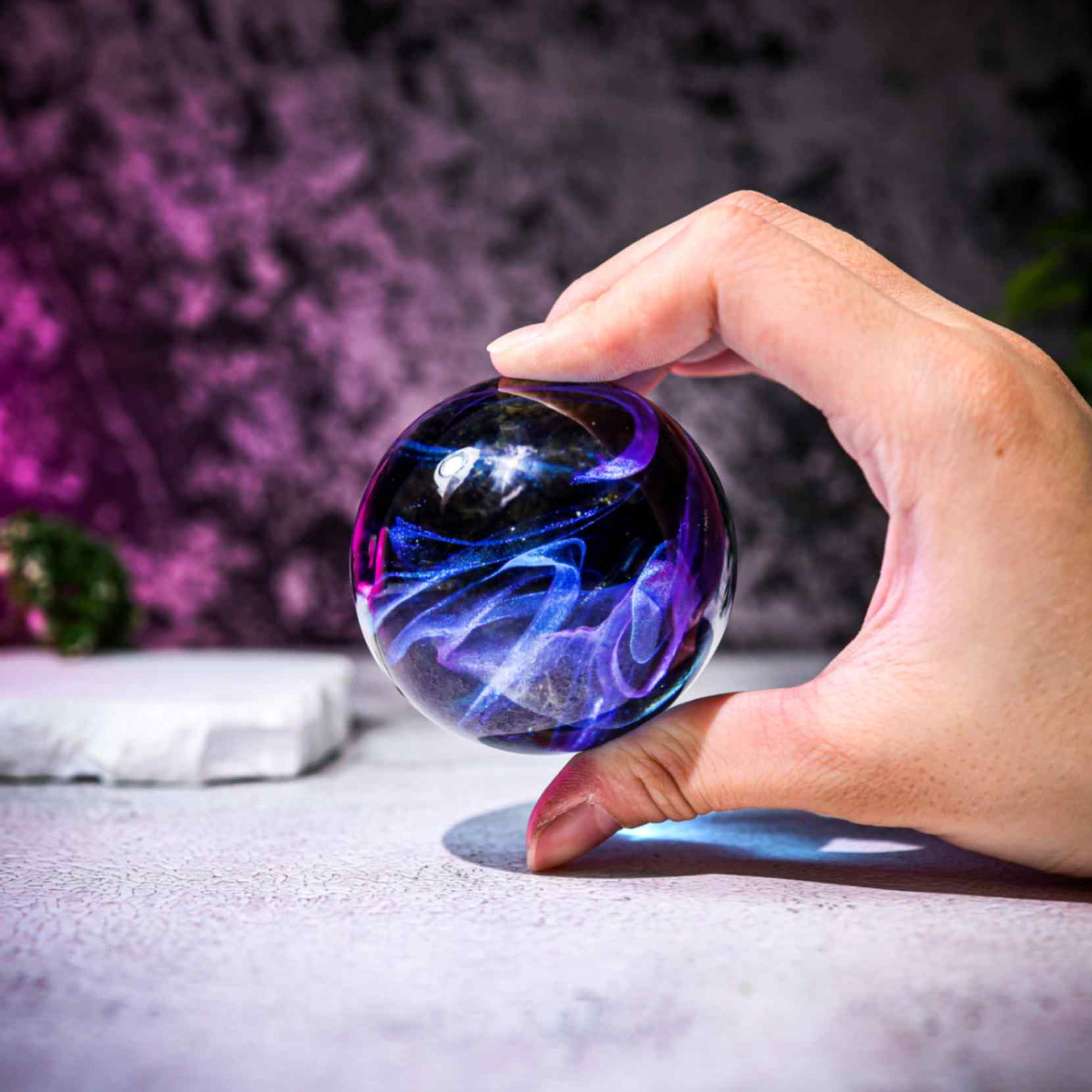 Galaxy Resin Paperweight - Image 5