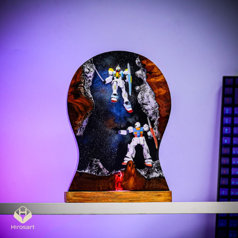 Gundam Night Light &amp; Headphone Stand - Image 5