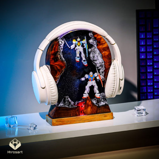 Gundam Night Light &amp; Headphone Stand - Image 2