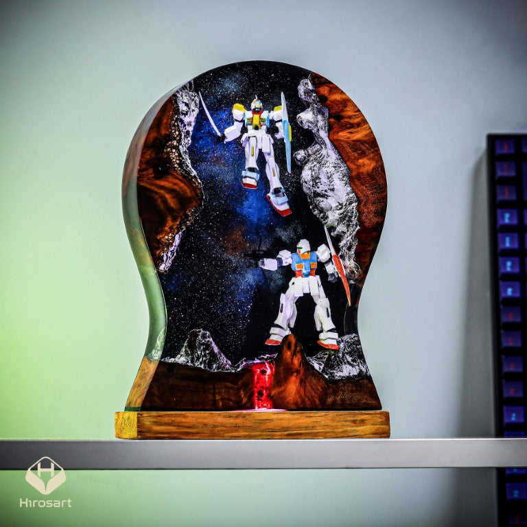 Gundam Night Light &amp; Headphone Stand - Image 3