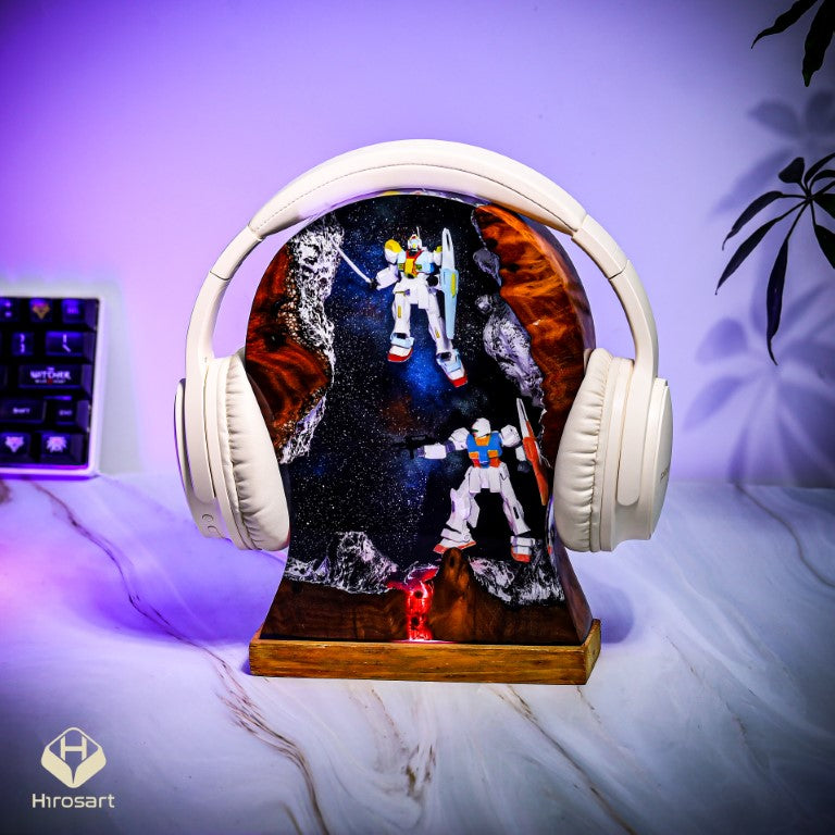 Gundam Night Light &amp; Headphone Stand - Image 4